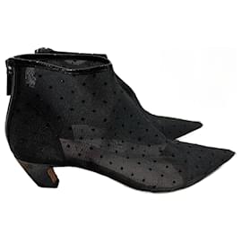 Dior-DIOR  Ankle boots T.EU 37 cloth-Black