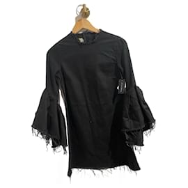 Marques Almeida-MARQUES ALMEIDA  Dresses T.International XS Cotton-Black