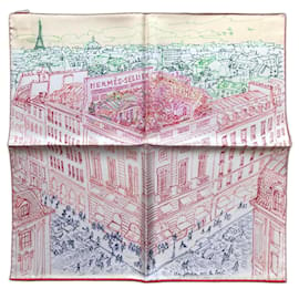 Hermès-A garden on the roof-Pink,Multiple colors