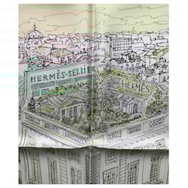 Hermès-A garden on the roof-Pink,Multiple colors