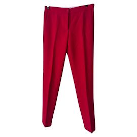 Maje Rote Hose mit geradem Bein Rot