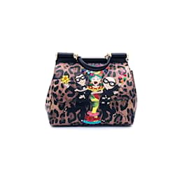 Rare Dolce & Gabbana Leopard Print miss Urbanette 