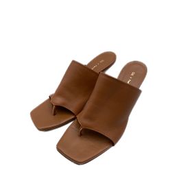 Autre Marque GIA X PERNILLE TEISBAEK mules e tamancos T.EU 37 Couro Marrom