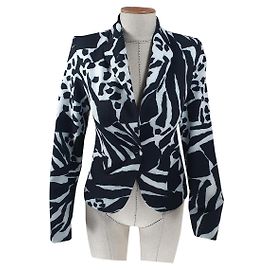 Joseph Ribkoff Blazer Black White Black White