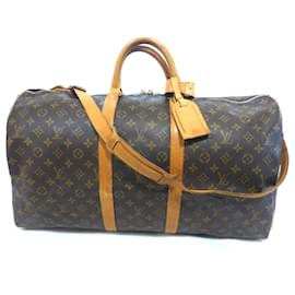 Louis Vuitton-keepall 55 Monogram shoulder strap - VI0930-Brown