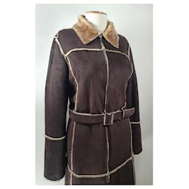 Marella-Coats, Outerwear-Brown