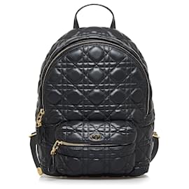 Dior Black Small Cannage Backpack Black