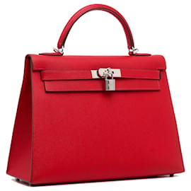 Hermès-Hermes red 2014 Epsom Kelly Sellier 32-Red