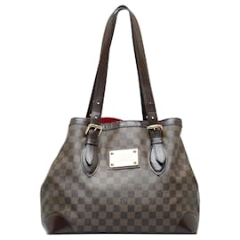 Louis Vuitton-Louis Vuitton Brown Damier Ebene Hampstead MM-Brown