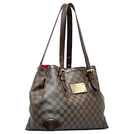 Louis Vuitton-Louis Vuitton Brown Damier Ebene Hampstead MM-Brown