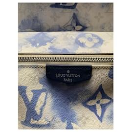 Louis Vuitton-mochila-Blanco,Azul