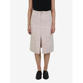 Isabel Marant-Cream pocket panelled midi skirt - size UK 10-Cream