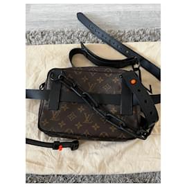 Louis Vuitton-LV Utility Front Bag SS19 x Virgil Abloh-Dark brown
