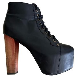 Jeffrey Campbell Ankle Boots Black