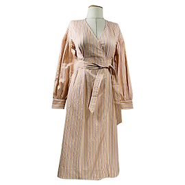 Samsoe & Samsoe Merrill Gestreiftes Baumwollkleid Mehrfarben