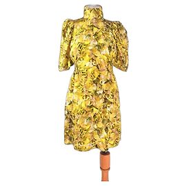 Robe Baum und Pferdgarten Bottom Yellow Hydrangea Jaune Viscose Jaune