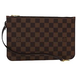 Louis Vuitton-LOUIS VUITTON Damier Ebene Neverfull MM Pouch Accessory Pouch LV Auth 47461-Other