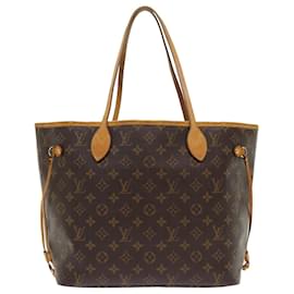 Louis Vuitton-LOUIS VUITTON Monogramme Neverfull MM Tote Bag M40156 Auth LV 47905-Monogramme