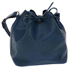 Louis Vuitton-LOUIS VUITTON Epi Petit Noe Bolso de hombro Azul M44105 LV Auth 48289-Azul