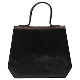 Bally-BALLY Chain Shoulder Bag Leather 2Set White Black Auth bs6781-Black,White