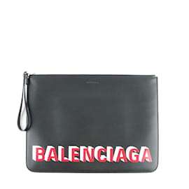 Balenciaga-BALENCIAGA  Clutch bags T.  leather-Black
