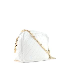 Chanel-Bolsas CHANEL T.  Couro-Branco