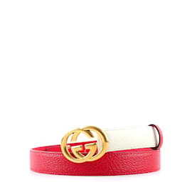 Gucci-GUCCI  Belts T.cm 70 leather-Red