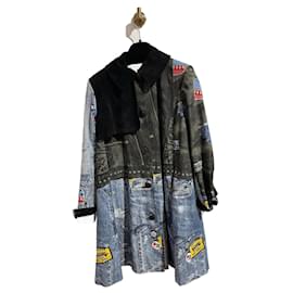 Dior-DIOR  Coats T.International L Cotton-Blue