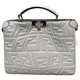 Fendi-Sacs à main FENDI T.  Cuir-Blanc