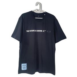 Camiseta Alexander McQueen MCQ negra de algodón M Negro