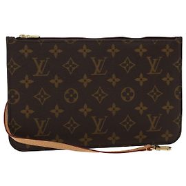 LOUIS VUITTON Monogram Neverfull MM Pouch Accessory Pouch LV Auth 47457 Monogram