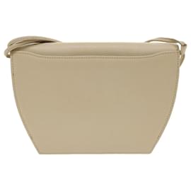 Saint Laurent-SAINT LAURENT Shoulder Bag Leather Beige Auth ep1008-Beige