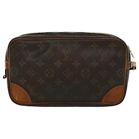 Louis Vuitton-LOUIS VUITTON Monogramm Marly Dragonne PM Clutch Bag M.51827 LV Auth th3808-Monogramm