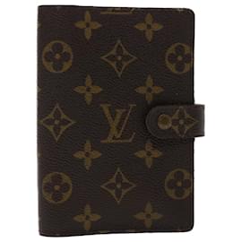 Louis Vuitton-LOUIS VUITTON Monogram Agenda PM Day Planner Cover R20005 Auth LV 47822-Monogramme