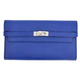 Hermès Cartera clásica Hermes Kelly Azul