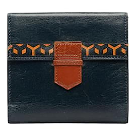 & Other Stories-Other Leather Trifold Wallet Leather Short Wallet in Good condition-Black