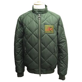 NEW BARBOUR BOMBER JACKET STEVE MCQUEEN TEAM MQU1326GN91 XXL 56 GREEN COAT Green
