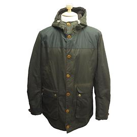 NUEVO ABRIGO BARBOUR GAME PARKA MWX0698OL71 XXL 56 ABRIGO ALGODÓN VERDE ACEITE Verde