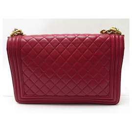 Chanel Boy Flap Quilted Large Stitch Lambskin Ruthenium Small Dusty Rose in  Lambskin with Ruthenium - US
