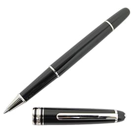 Montblanc-MONTBLANC MEISTERSTUCK CLASSIC PLATINUM MB BALLPOINT PEN2866 ROLLERBALL PEN-Black