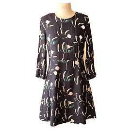 Robe patineuse paul & Joe Sister Rose Crème Bleu Marine