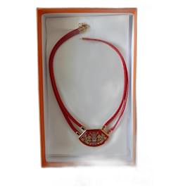 Hermès-Necklaces-Red
