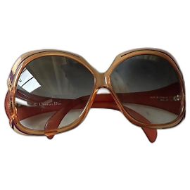 Christian Dior Oversize Sunglasses Yellow Yellow