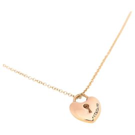 Collier Tiffany & Co en or rose 18K Doré