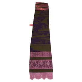 Sciarpa Christian Lacroix Bazaar in seta multicolore Multicolore