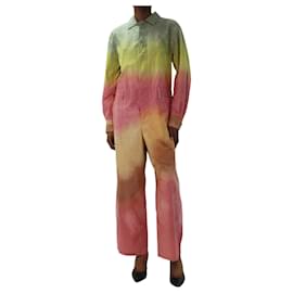 Christian Dior-Multicoloured dyed jumpsuit - size UK 6-Multiple colors