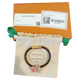 Louis Vuitton-Bracelet à charms Pumpkin de  Louis Vuitton x Yayoi Kusama-Marron