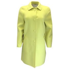 Abrigo Valentino de lana y cachemir verde lima Verde