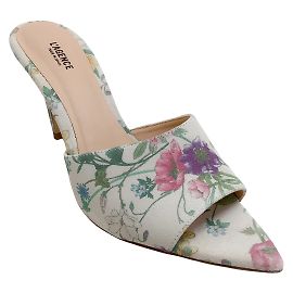 Sandali slide a punta Lolita multi floreali L'Agence Multicolore