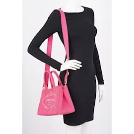 Prada-Prada Canapa Tote Pink-Pink
